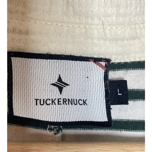 Tuckernuck Ashton‎ Knit Polo Dress Off White  Navy Striped Size L - Picture 5 of 7